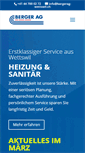 Mobile Screenshot of bergerag-wettswil.ch