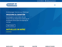 Tablet Screenshot of bergerag-wettswil.ch
